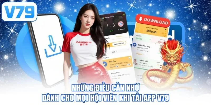 Những điều cần nhớ dành cho mọi hội viên khi tải app V79